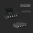 12W Lampa LED liniowa na szynoprzewód MAGNETIC / Chip SAMSUNG / Barwa:4000K / Obudowa: Czarna
