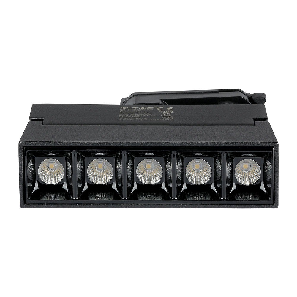12W Lampa LED liniowa na szynoprzewód MAGNETIC / Chip SAMSUNG / Barwa:4000K / Obudowa: Czarna