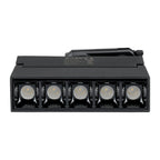 12W Lampa LED liniowa na szynoprzewód MAGNETIC / Chip SAMSUNG / Barwa:2700K / Obudowa: Czarna