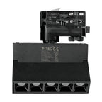 12W Lampa LED liniowa na szynoprzewód MAGNETIC / Chip SAMSUNG / Barwa:4000K / Obudowa: Czarna