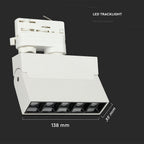 12W Lampa LED liniowa na szynoprzewód MAGNETIC / Chip SAMSUNG / Barwa:4000K / Obudowa: Biała