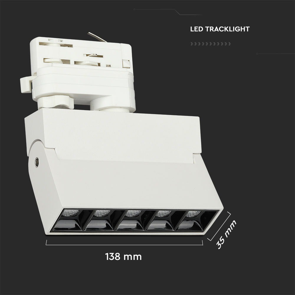 12W Lampa LED liniowa na szynoprzewód MAGNETIC / Chip SAMSUNG / Barwa:4000K / Obudowa: Biała