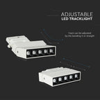 12W Lampa LED liniowa na szynoprzewód MAGNETIC / Chip SAMSUNG / Barwa:4000K / Obudowa: Biała