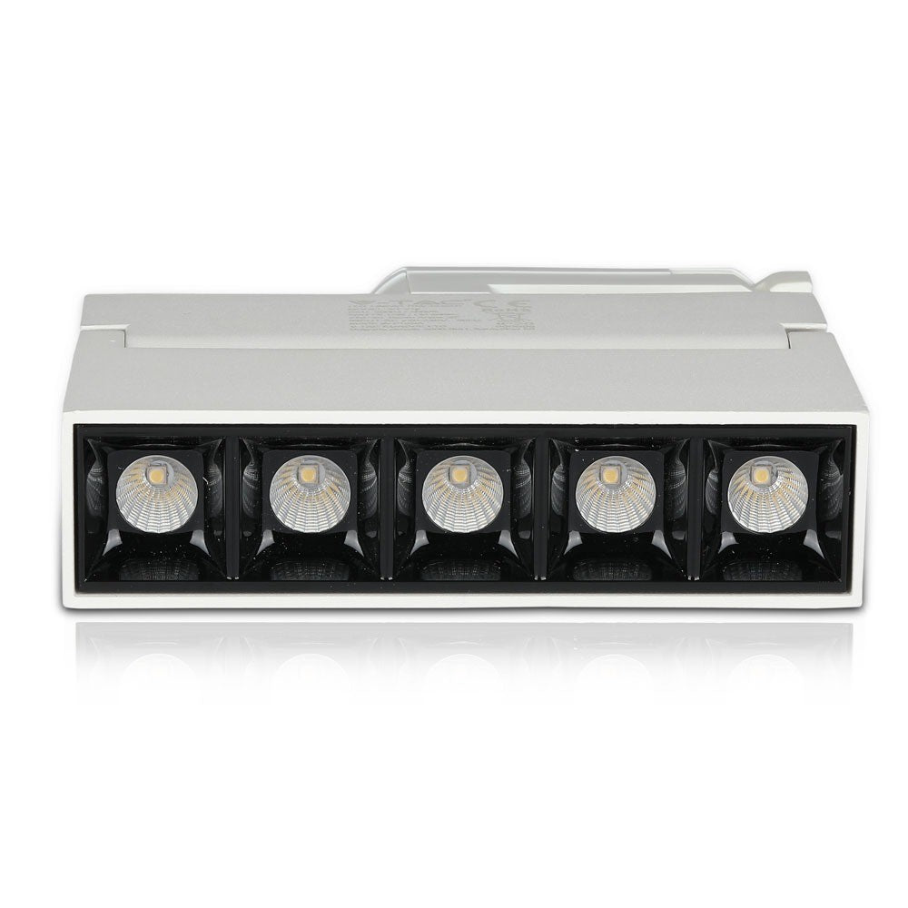 12W Lampa LED liniowa na szynoprzewód MAGNETIC / Chip SAMSUNG / Barwa:2700K / Obudowa: Biała
