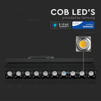 25W Lampa liniowa LED na szynoprzewód / Chip SAMSUNG / Barwa:4000K / Obudowa: Czarna