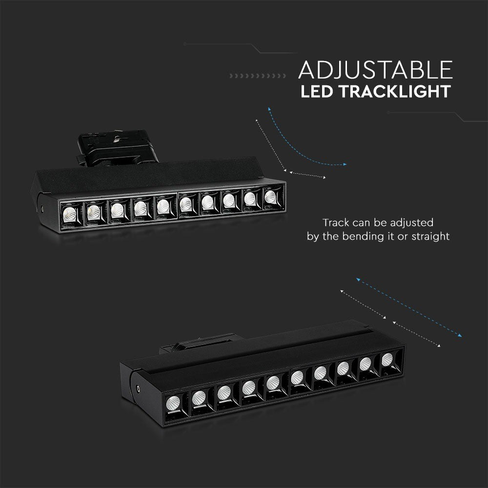 25W Lampa liniowa LED na szynoprzewód / Chip SAMSUNG / Barwa:2700K / Obudowa: Czarna
