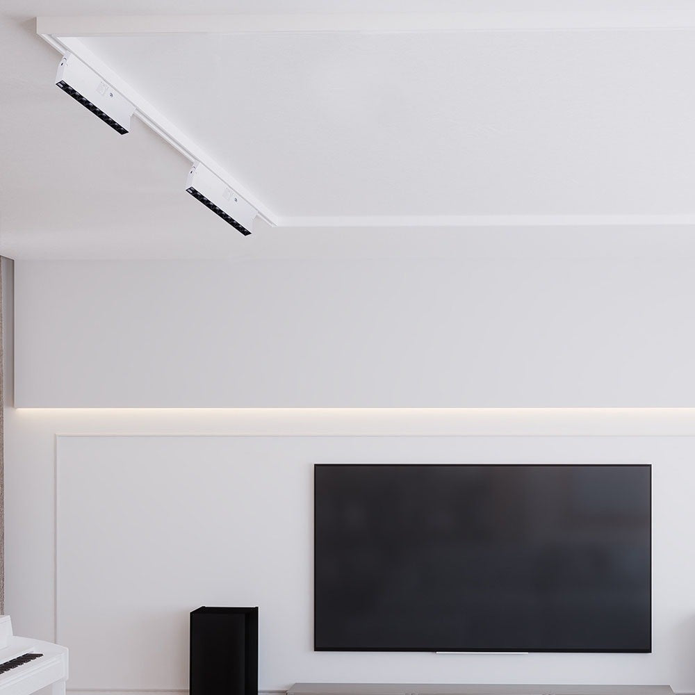 25W Lampa liniowa LED na szynoprzewód / Chip SAMSUNG / Barwa:2700K / Obudowa: Biała