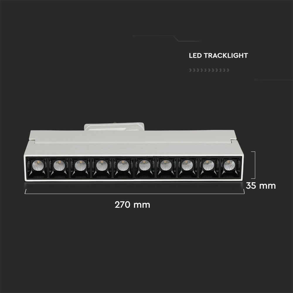 25W Lampa liniowa LED na szynoprzewód / Chip SAMSUNG / Barwa:4000K / Obudowa: Biała