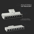 25W Lampa liniowa LED na szynoprzewód / Chip SAMSUNG / Barwa:2700K / Obudowa: Biała
