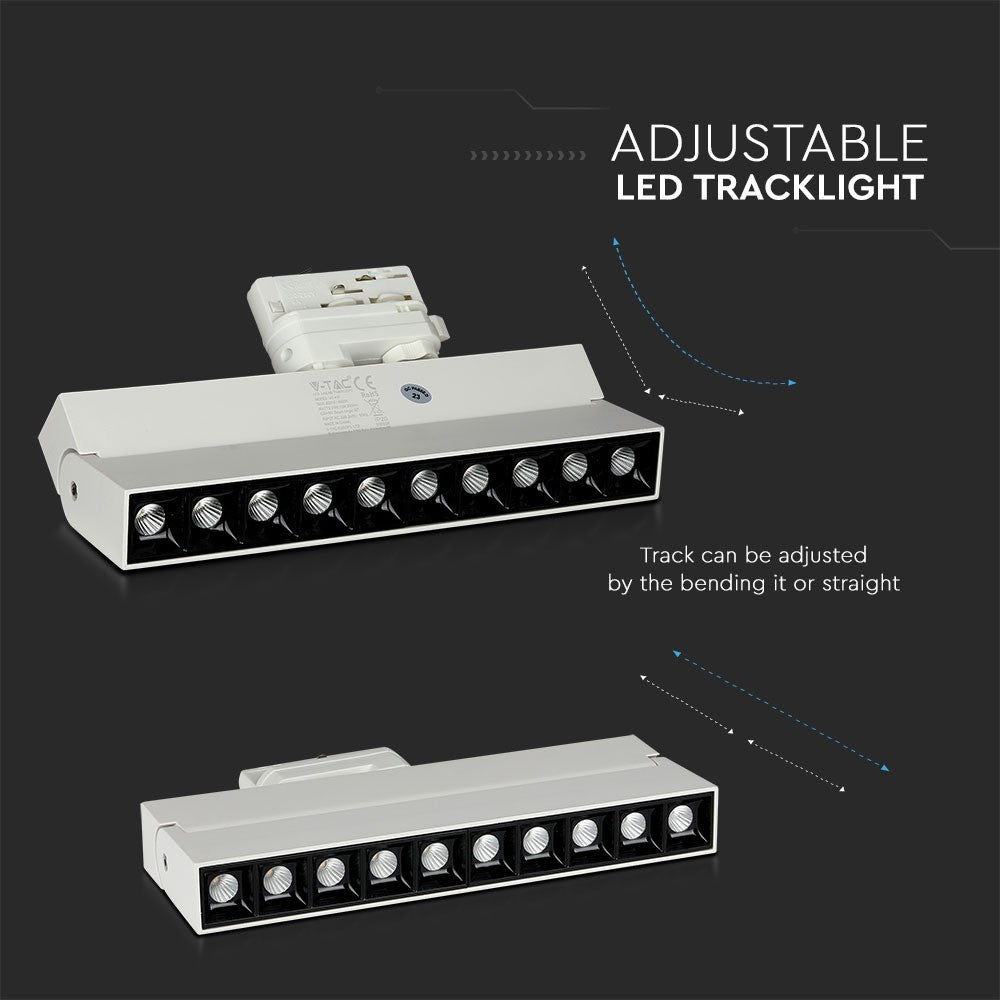 25W Lampa liniowa LED na szynoprzewód / Chip SAMSUNG / Barwa:2700K / Obudowa: Biała