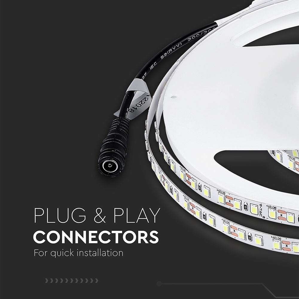7.2W Taśma LED / Barwa:6000K / IP20 / Rolka:5m