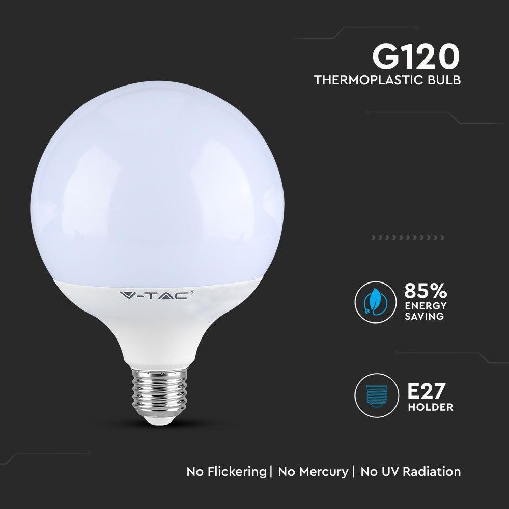22W Żarówka LED G120 / Chip SAMSUNG / Barwa:3000K / Skuteczność: 120lm/W / Trzonek:E27
