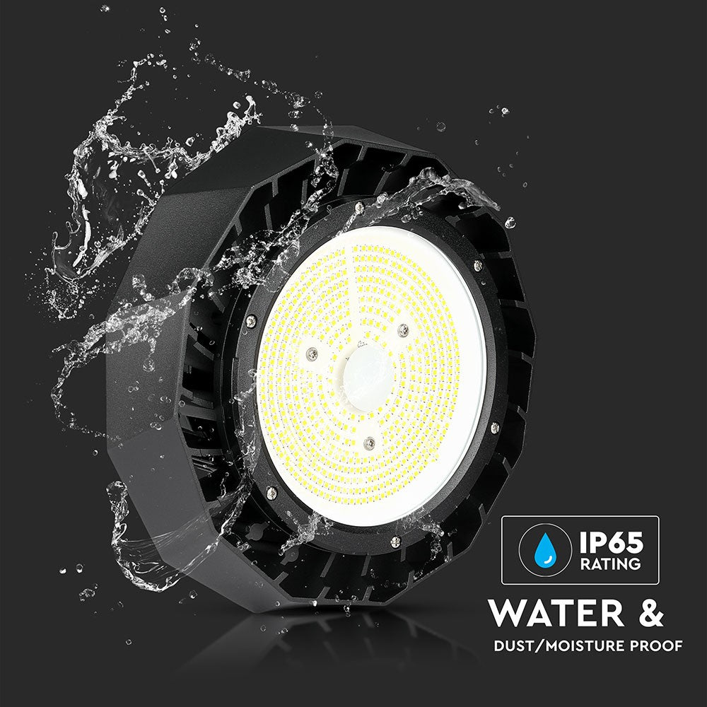 100W Oprawa Highbay LED / Chip SAMSUNG / Barwa:6000K / Obudowa: Czarna / Skuteczność: 160lm/W