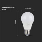 12W Żarówka LED A60 / Chip SAMSUNG / Barwa:3000K / Trzonek:E27 / Ściemniana