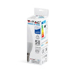 5.5W Żarówka LED C35 / Chip SAMSUNG / Barwa:3000K / Trzonek:E14 / Ściemniana