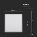 29W Panel LED 600x600mm / Chip SAMSUNG / Barwa:4000K / High lumen