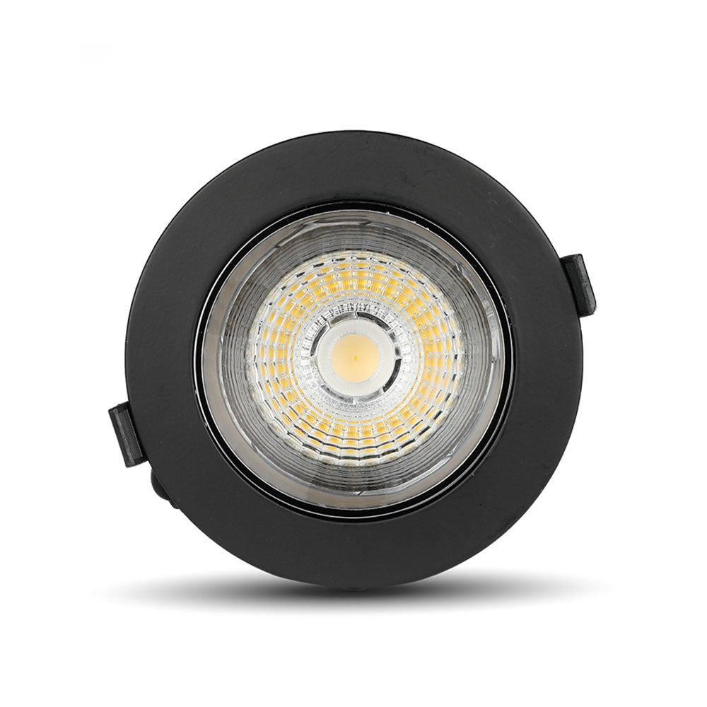30W Reflektor COB Downlight / Chip SAMSUNG / Barwa:3000K / Obudowa: Czarna
