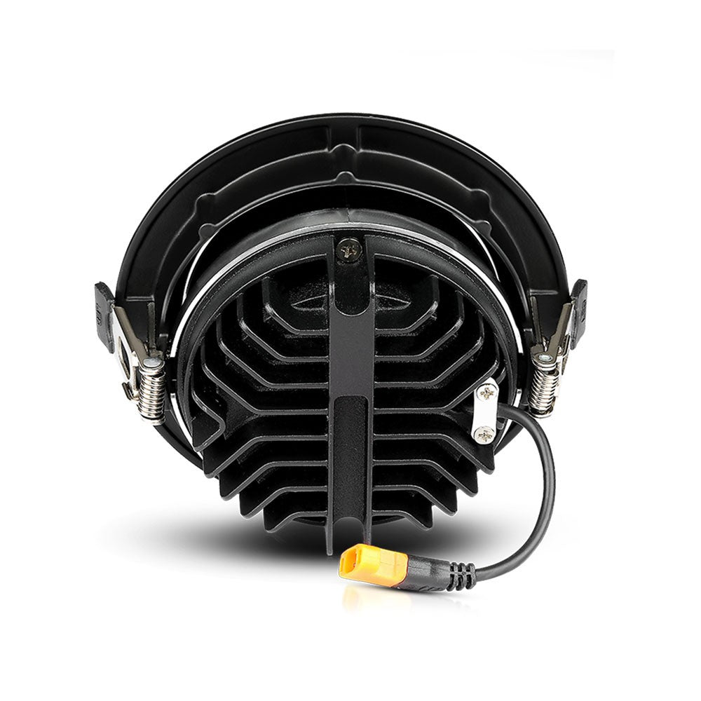 30W Reflektor COB Downlight / Chip SAMSUNG / Barwa:3000K / Obudowa: Czarna