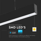 40W Lampa Biurowa / Chip SAMSUNG / Barwa:3w1 / Obudowa: Czarny
