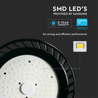 100W Oprawa Highbay LED / Zasilacz Samsung / Chip SAMSUNG / Barwa:5000K / Skuteczność: 120lm/W / Sterowanie 1-10