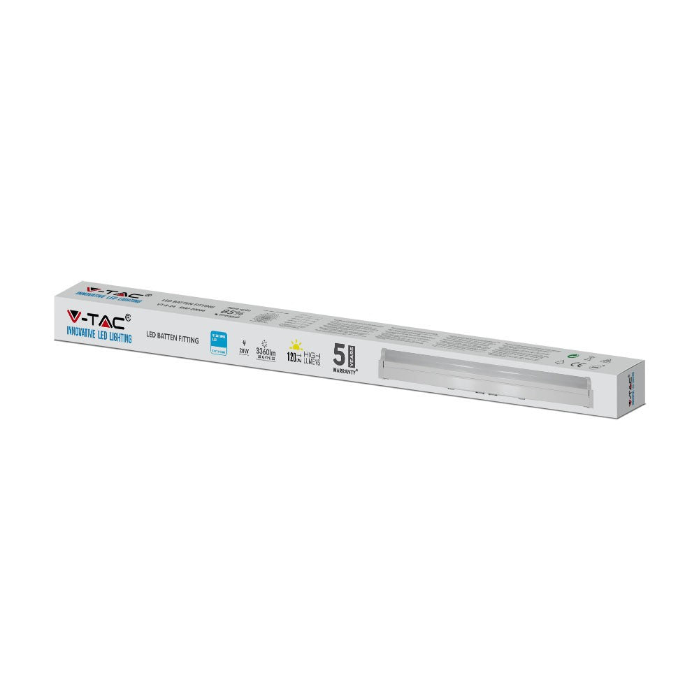 28W Lampa zintegrowana /Długość: 150cm / Chip Samsung / Barwa:6400K / Skuteczność: 120lm/W