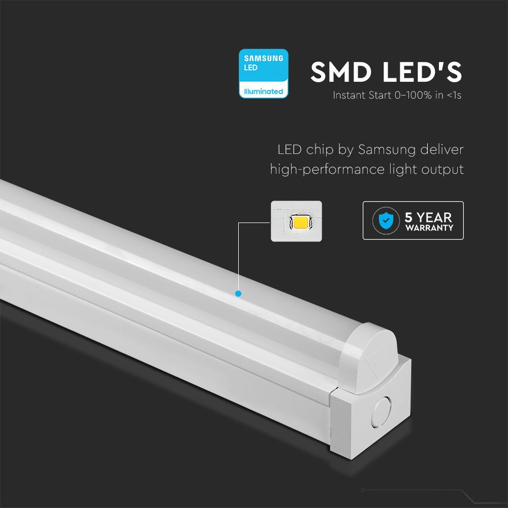 60W Lampa zintegrowana /Długość: 180cm / Chip Samsung / Barwa:6400K / Skuteczność: 120lm/W