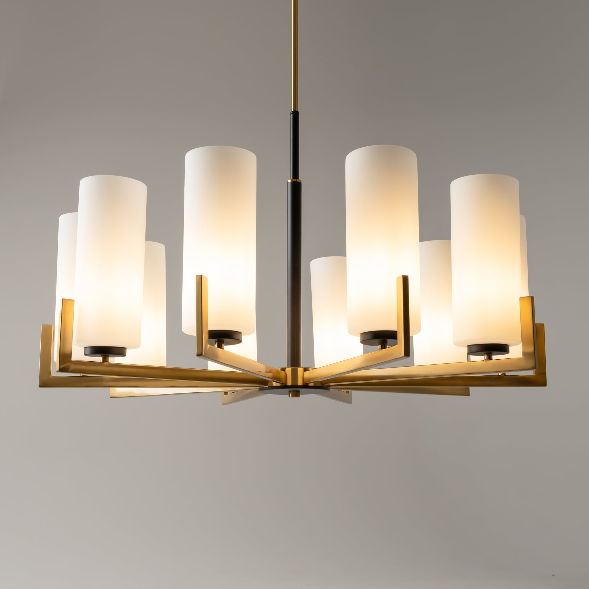 Maytoni Lampa wisząca Fortano - Metal - Czarny + mosiądz MOD089PL-10BS