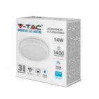 14W Plafon LED / Moduł awaryjny / Chip Samsung / Barwa:3w1 / IP54