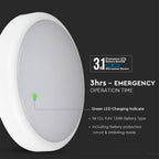 14W Plafon LED / Moduł awaryjny / Chip Samsung / Barwa:3w1 / IP54