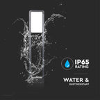10W Słupek ogrodowy / Chip Samsung / Barwa:6400K / IP65 / Obudowa czarna