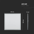 45W Panel LED 600x600mm / Samsung / Barwa:4000K / UGR<19