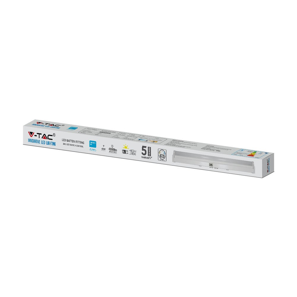 40W Belka oświetleniowa LED 120cm / Chip SAMSUNG / Barwa: regulowana w zakresie 3000K,4000K,6000K / 5 Lat gwarancji