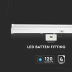 40W Belka oświetleniowa LED 120cm / Chip SAMSUNG / Barwa: regulowana w zakresie 3000K,4000K,6000K / 5 Lat gwarancji