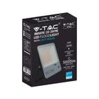 50W Naświetlacz LED SMD z czujnikiem zmierzchu / Chip SAMSUNG / Barwa:4000K / Obudowa: Czarna/ Skuteczność 100lm