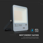 100W Naświetlacz LED SMD z czujnikiem zmierzchu / Chip SAMSUNG / Barwa:3000K / Obudowa: Czarna/ Skuteczność 100lm