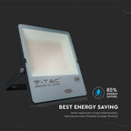 200W Naświetlacz LED SMD z czujnikiem zmierzchu / Chip SAMSUNG / Barwa:6400K / Obudowa: Czarna/ Skuteczność 100lm