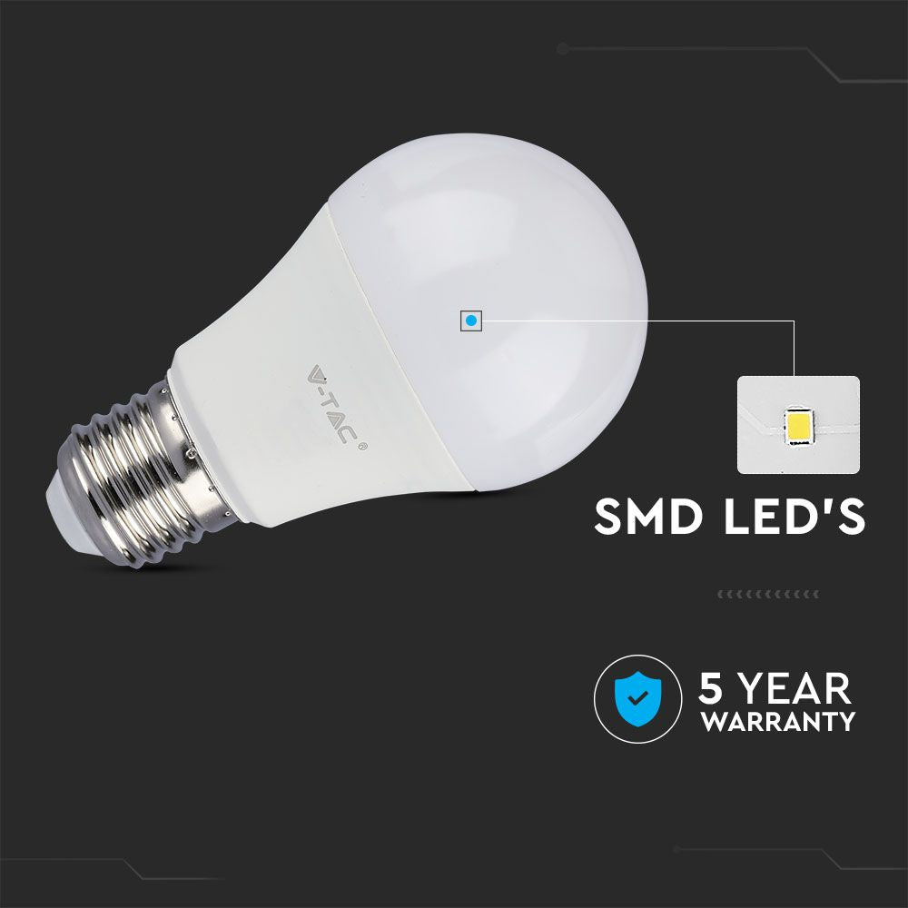 12W Żarówka LED A60 / Chip SAMSUNG / Barwa:3000K / Trzonek:E27 / Ściemniana
