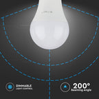 12W Żarówka LED A60 / Chip SAMSUNG / Barwa:6400K / Trzonek:E27 / ściemniana