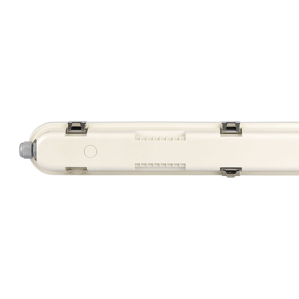 48W Lampa hermetyczna 150cm / Chip Samsung / Klosz Mleczny / Klipsy: stal nierdzewny / Barwa:6400K