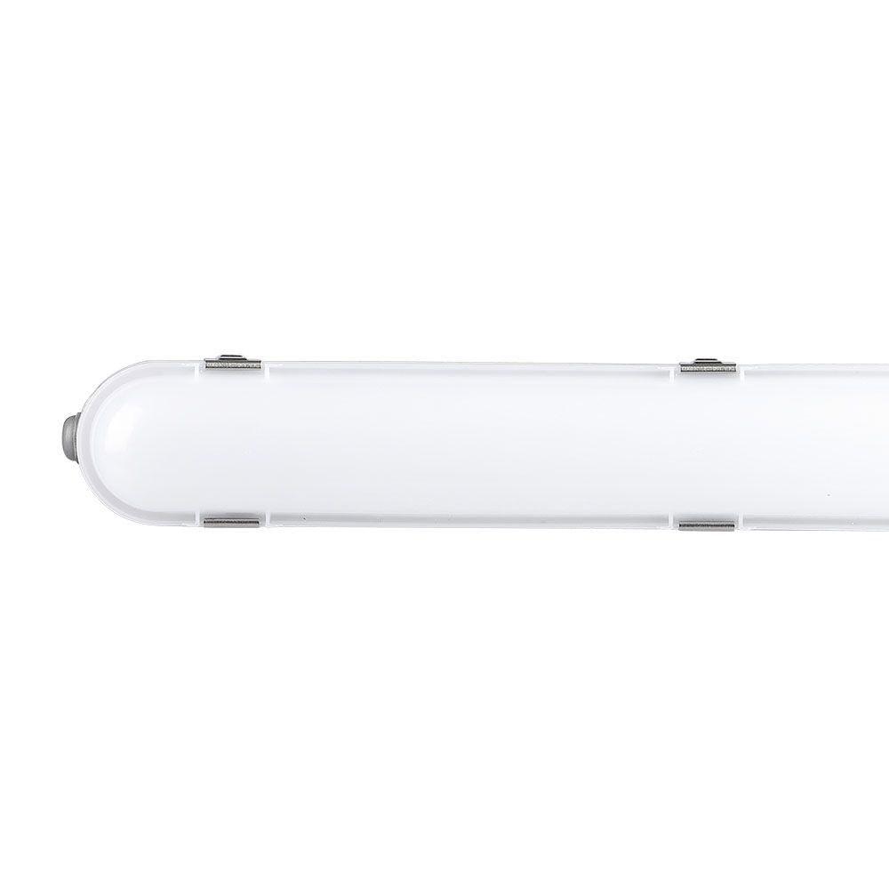 36W Lampa hermetyczna 120cm / Chip Samsung / Klosz Mleczny / Klipsy: stal nierdzewny / Barwa:4000K