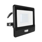 30W Naświetlacz LED SMD z czujnikiem ruchu / Chip SAMSUNG / Przewód: 1m / Barwa:4000K / Obudowa: Czarna
