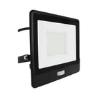 50W Naświetlacz LED SMD z czujnikiem ruchu / Chip SAMSUNG / Przewód: 1m / Barwa:6500K / Obudowa: Czarna