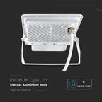 50W Naświetlacz LED SMD z czujnikiem ruchu / Chip SAMSUNG / Przewód: 1m / Barwa:4000K / Obudowa: Biała