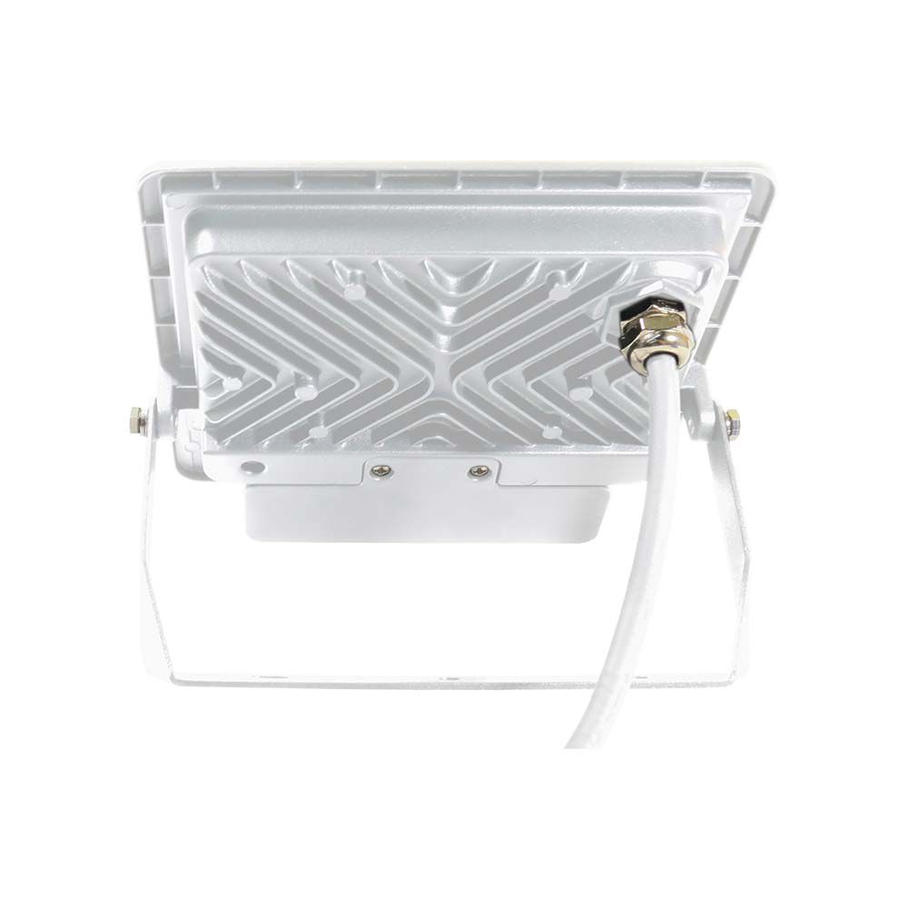 50W Naświetlacz LED SMD z czujnikiem ruchu / Chip SAMSUNG / Przewód: 1m / Barwa:6500K / Obudowa: Biała
