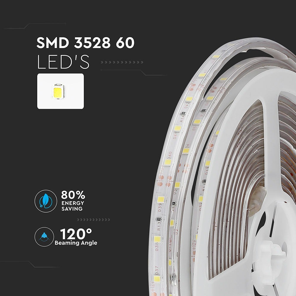 3.6W Taśma LED / Barwa: Niebieski / IP65/ Rolka:5m