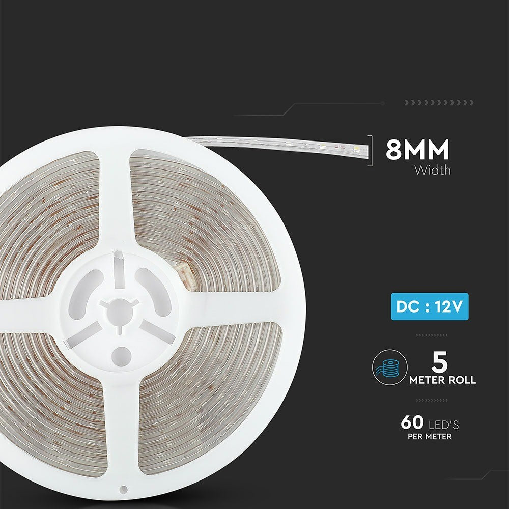 3.6W Taśma LED / Barwa:3000K / IP65/ Rolka:5m