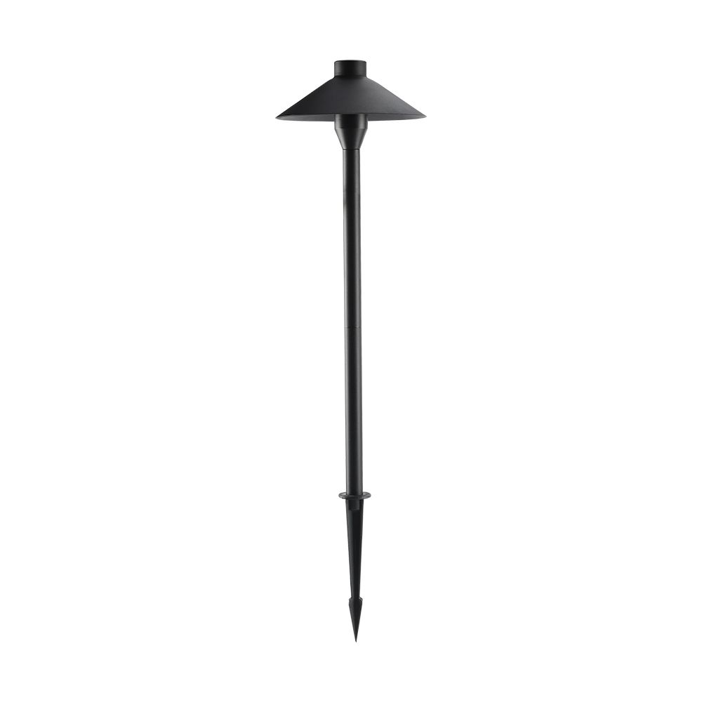 7W Słupek ogrodowy / Chip Samsung / Barwa:6400K / Obudowa: Aluminium / Wysokość: 53cm / IP44 / Kolor: Czarny