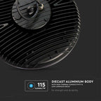 150W Oprawa Highbay LED ( Zasilacz SAMSUNG ) / Barwa:6500K/ Obudowa: Czarna / Skuteczność 115lm/W