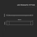 20W Belka oświetleniowa Stella LED 60cm / Chip SAMSUNG / Barwa:3000K