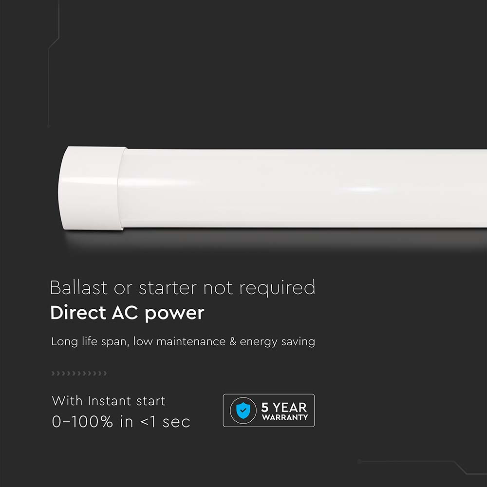 30W Belka oświetleniowa LED 120cm / Barwa:3000K / Skuteczność 150lm/W / 5 Lat gwarancji